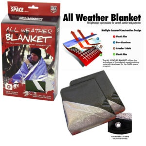SPACE&reg; Brand All Weather Blanket - 60" x 84" - OLIVE DRAB