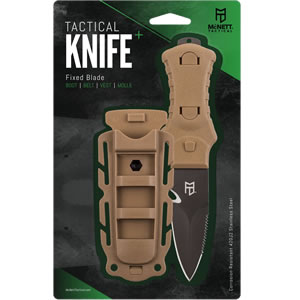 McNett&reg; Fixed Blade Tactical Knife - Coyote
