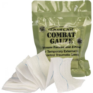 QuikClot Combat Gauze Z-Fold Vacuum Packed