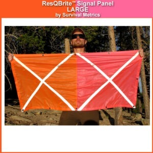 ResQBrite (tm) LARGE Signal Panel by Survival Metrics