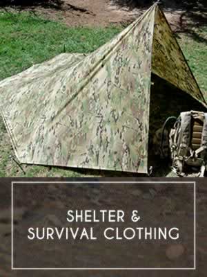(3) Shelter - Survival Clothing - Body Items